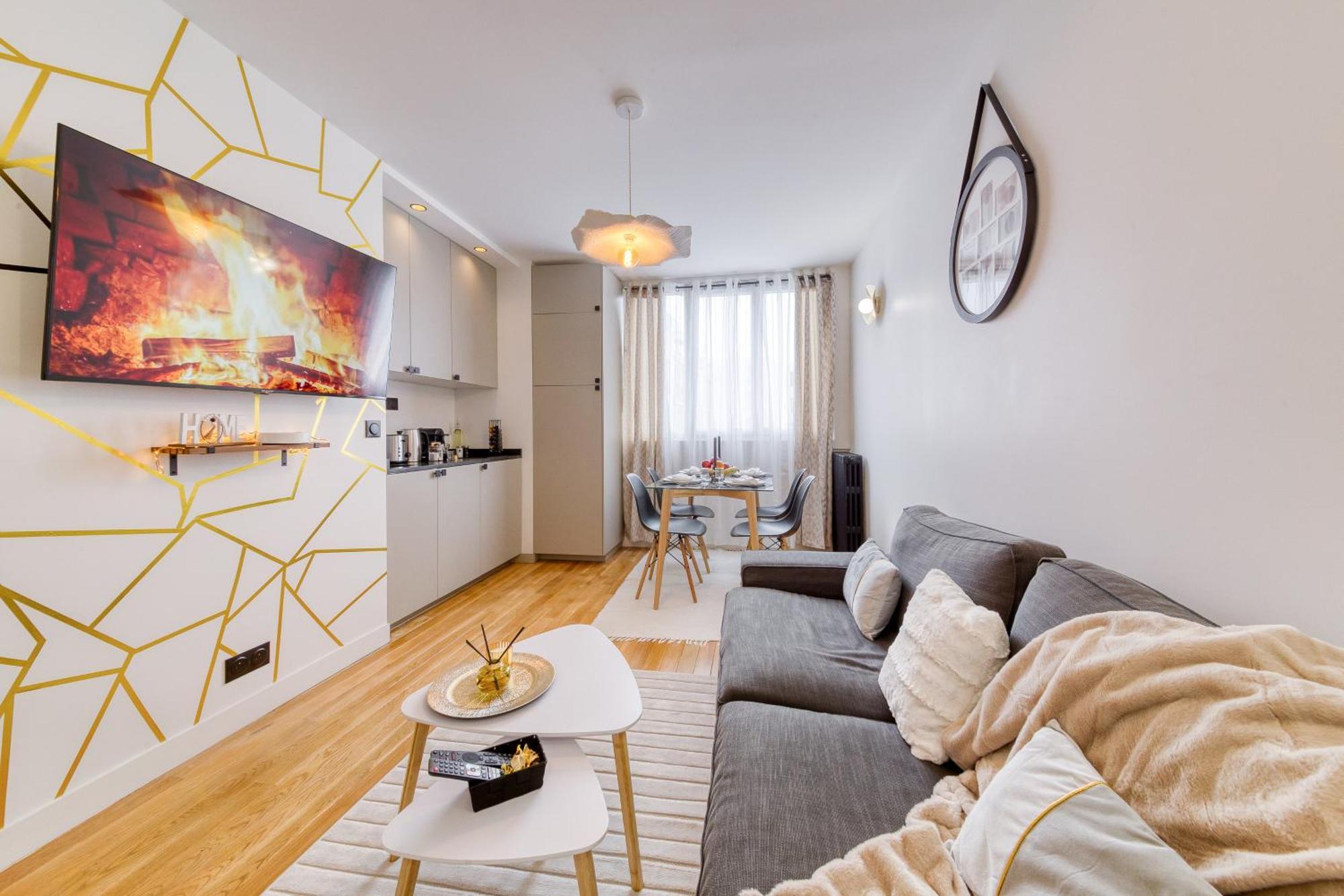 L'Audace T2 Refait A Neuf A Vanves Exteriör bild